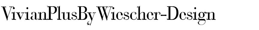 VivianPlusByWiescher Design Regular.ttf