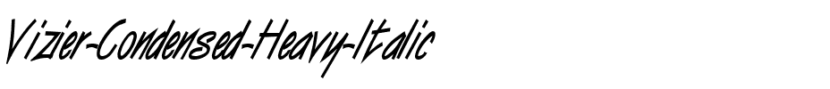 Vizier Condensed Heavy Italic.ttf
