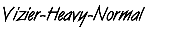 Vizier Heavy Normal.ttf