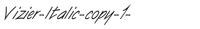 Vizier Italic.ttf