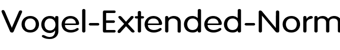 Vogel-Extended Normal.ttf