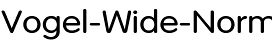 Vogel Wide Normal.ttf