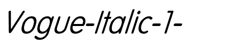 Vogue Italic.ttf