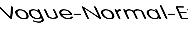 Vogue-Normal Ex Left Regular.ttf