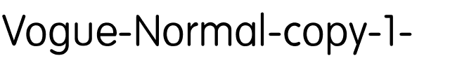 Vogue-Normal Regular.ttf