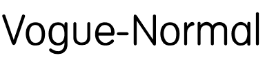 Vogue-Normal Regular.ttf
