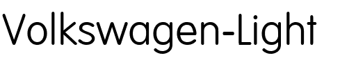 Volkswagen-Light Regular.ttf