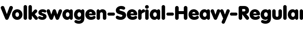 Volkswagen-Serial-Heavy Regular.ttf