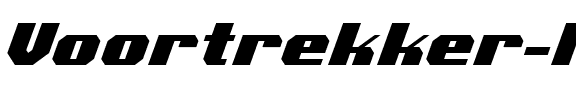 Voortrekker Italic Italic.ttf