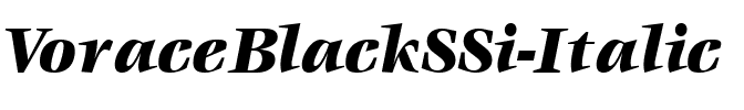 VoraceBlackSSi Italic.ttf