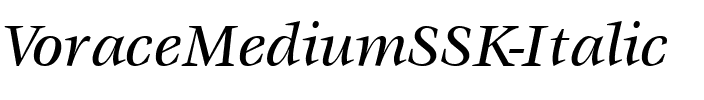 VoraceMediumSSK Italic.ttf