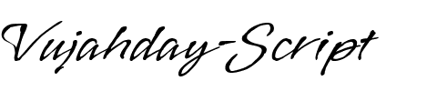 Vujahday Script Script.ttf