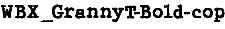 WBX_GrannyT Bold.ttf