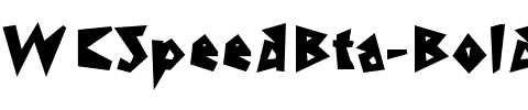 WC Speed Bta Bold.otf