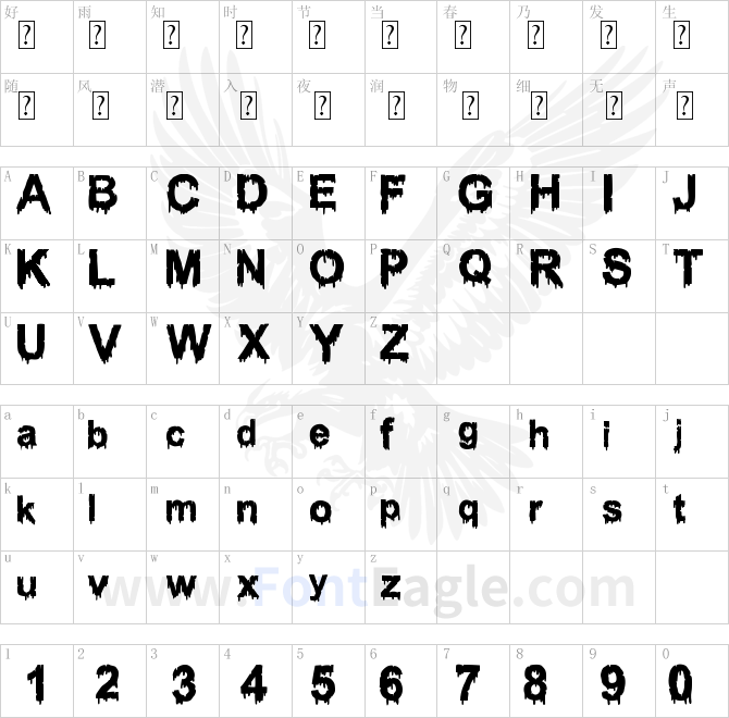 WOODCUTTER-DRIPPING-CLASSIC-FONT