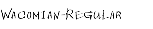 Wacomian Regular.ttf