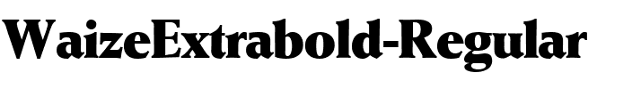 WaizeExtrabold Regular.ttf