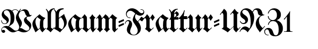 Walbaum-Fraktur UNZ1 Regular.ttf