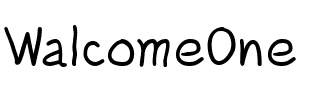 WalcomeOne Regular.ttf