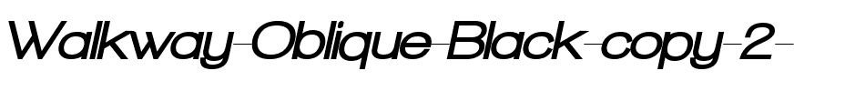 Walkway Oblique Black Regular.ttf