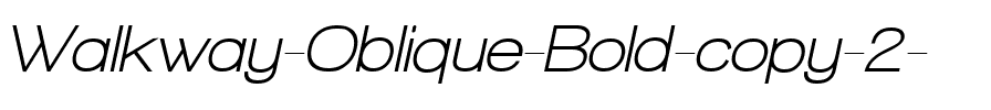 Walkway Oblique Bold Regular.ttf