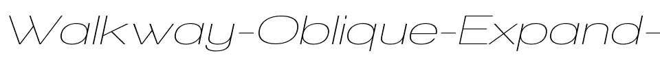 Walkway Oblique Expand  Regular.ttf