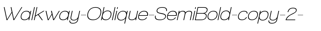Walkway Oblique SemiBold Regular.ttf