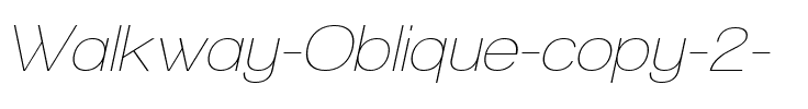 Walkway Oblique Regular.ttf