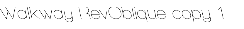 Walkway RevOblique Regular.ttf