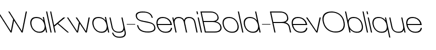 Walkway SemiBold RevOblique Regular.ttf