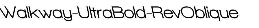 Walkway UltraBold RevOblique Regular.ttf