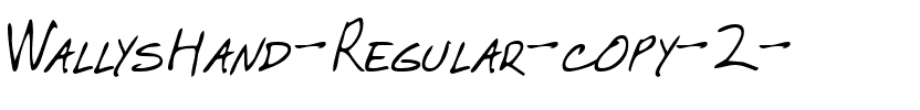 WallysHand Regular.ttf