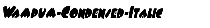 Wampum-Condensed  Italic.ttf