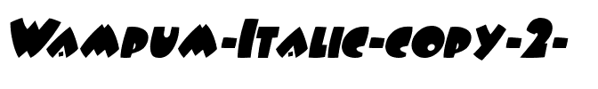 Wampum Italic.ttf