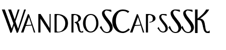 WandroSCapsSSK Regular.ttf