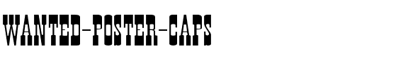 Wanted Poster Caps Regular.ttf