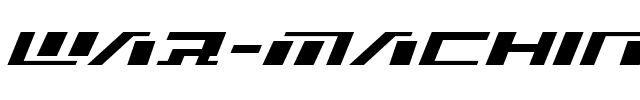 War Machine Expanded Italic Expanded.ttf