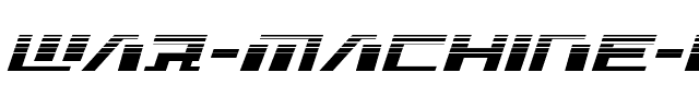 War Machine Halftone Italic.ttf