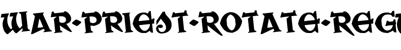 War Priest Rotate Regular.ttf