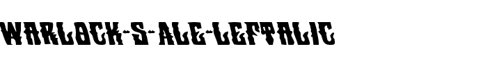 Warlock's Ale Leftalic Italic.ttf