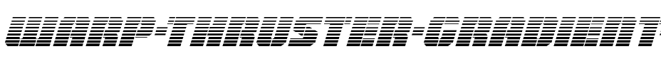 Warp Thruster Gradient Italic Italic.ttf