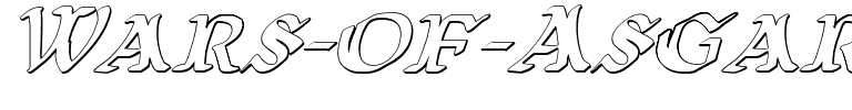 Wars of Asgard 3D Italic Italic.ttf