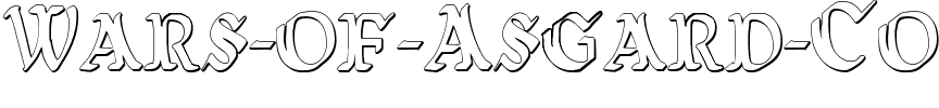 Wars of Asgard Condensed 3D Condensed.ttf