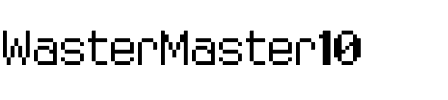 WasterMaster10 Medium.ttf