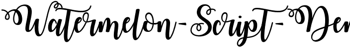 Watermelon Script Demo Regular.ttf