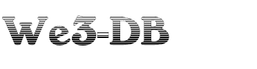 We3 DB Normal.ttf