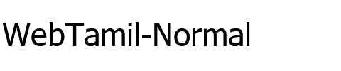 WebTamil Normal.ttf