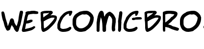 Webcomic Bros Normal.ttf