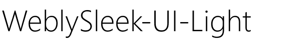 WeblySleek UI Light Regular.ttf