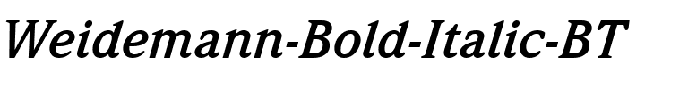 Weidemann Bk BT Bold Italic.ttf